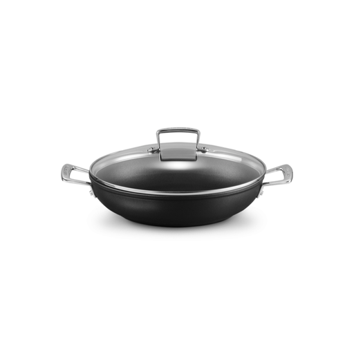 [51107280010502] Sauteuse Provençale Anti-Adhérente 28cm avec couvercle en verre