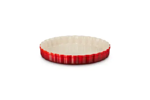 [71120240600001] MOULE A TARTE 24 CM ROUGE CERISE