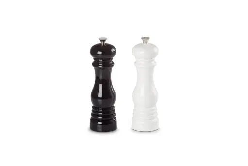 [96002100169100] Le Creuset Set de 2 moulins 21cm Noir/blanc