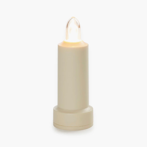 [LIV-207] BAREBONES LED FLAMELESS CANDLE (RECHARGE.) VINTAGE WHITE