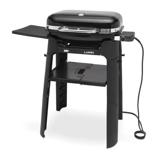 [92010894] Weber Lumin black w/stand