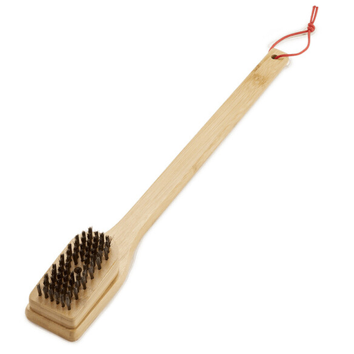 [6276] Weber Brosse de nettoyage - poignée bambou, 46 cm