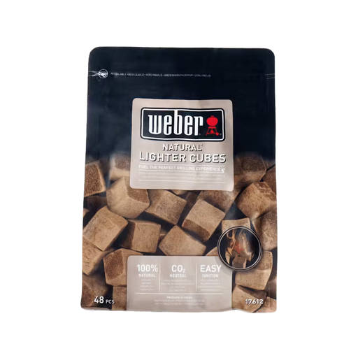 [17612] Weber Cubes d’allumage bruns - écologique