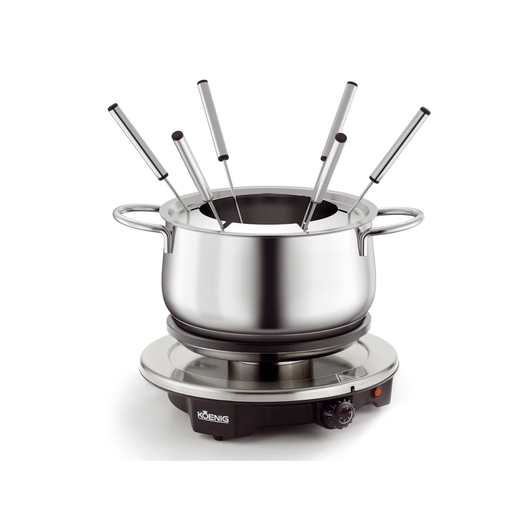 [B02176] Fondue chinoise Koenig B02176 - chrome/noir