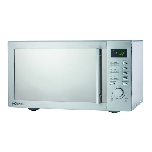[B01104] Koenig Micro-ondes Combi B01104 argent
