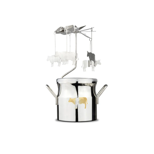 [TKKU03SB] Lumière des Alpes Carrousel photophore «Vache»