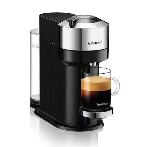 [132192063] De Longhi Nespresso Vertuo Next Deluxe Pure Chrome ENV120.C
