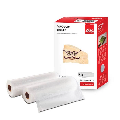 [92251] SOLIS Vakuumierfolien 20 x 600 cm (2 Rollen)
