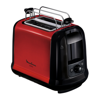 [LT261D15CH] MOULINEX Grille-pain Subito Red LT261D15CH - rouge métallique/noir