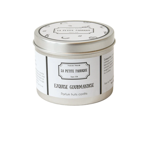 [PF-02] La Petite Fabrique Bougie métal "Exquise gourmandise"