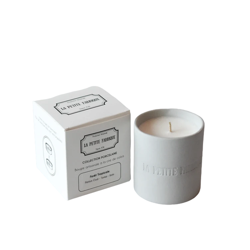 [PF-07] La Petite Fabrique Bougie porcelaine "Forêt Tropicale" 