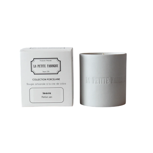 [PF-12] La Petite Fabrique Bougie porcelaine "Sérénité" 