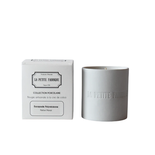 [PF-16] La Petite Fabrique Bougie porcelaine "Escapade polynésienne" 