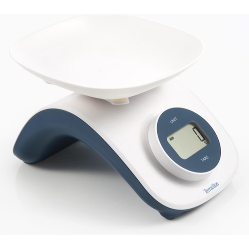 Terraillon Balance de cuisine Terraillon Dynamo Curve Bleu - sans pile