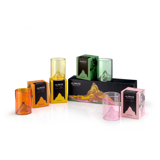 [SETSUM4x] Coffret  Alpinte Summer Set - 4 verres colorés