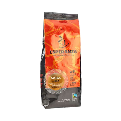 [CE01] Café Esperanza Moka Fairtrade, en grains - 500 gr