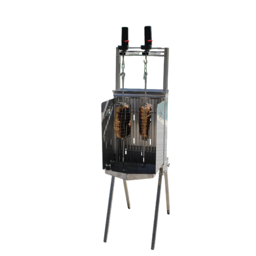 [10032] Grillcreation Broche à charbon 2 viandes