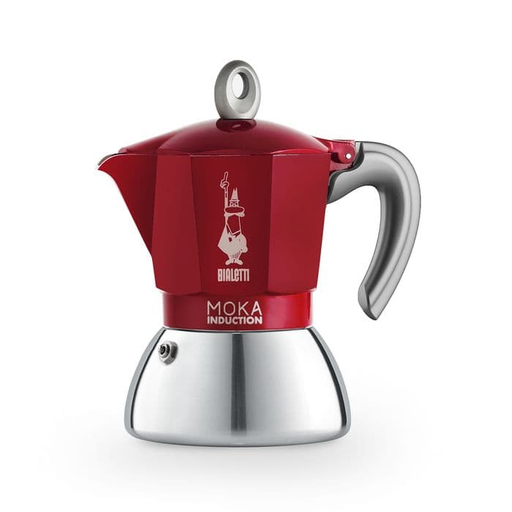 [BIA-MOKA-IND-4TZ-RD] BIALETTI CAFETIERE ITALIENNE
COMPATIBLE INDUCTION
4 TASSES, ACIER, ROUGE