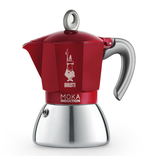 [BIA-MOKA-IND-6TZ-RD] BIALETTI CAFETIERE ITALIENNE
COMPATIBLE INDUCTION
6 TASSES, ACIER, ROUGE