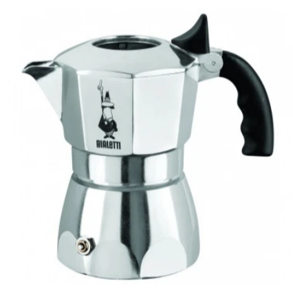 [BIA-BRIKKA-2TZ] BIALETTI CAFETIERE ITALIENNE 
2 TASSES, ALUMINIUM