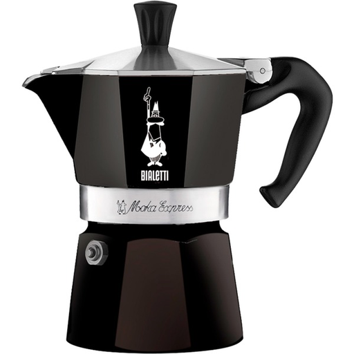 [BIA-MOKA-EXPR-3TZ-BK] BIALETTI CAFETIERE ITALIENNE 
ALU, NOIR
3 TASSES - 130ML