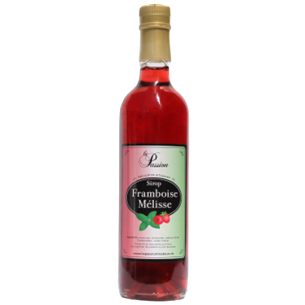 [LAP-05] La Passion Sirop artisanal Framboise - mélisse