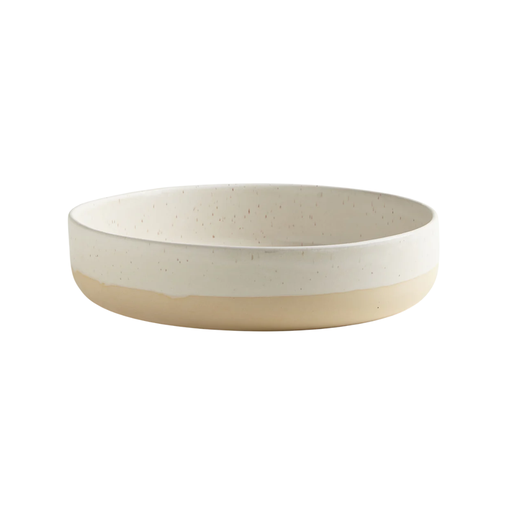[C-01-36-LBOWL MWHITE-004] Ono Mao Plat de présentation Traditionnel blanc nature