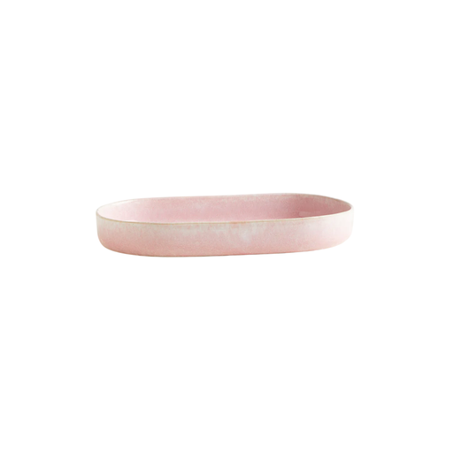 [C-01-48-SPLATES ROSE-003] Ono Mao Petit plat de service traditionnel rose