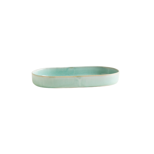 [C-01-48-SPLATES TURQ-003] Ono Mao Petit plat de service traditionnel turquoise