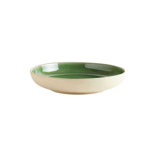 [C-02-33-LDISH GREEN-002] Ono Mao Assiette creuse classique verte émeraude