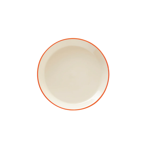 [C-04-11-SDISH-ORANGE-008] Ono Mao Petite assiette Aberta peinte à la main 