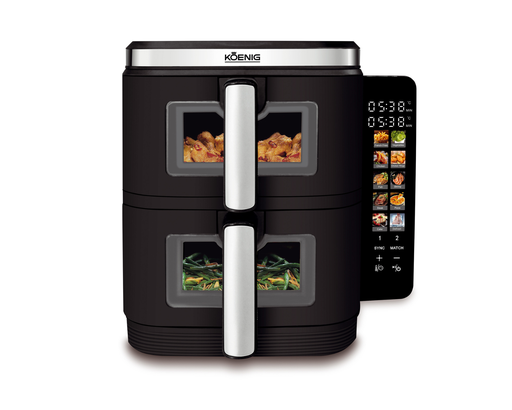 [B02266] AirFryer double Koenig B02266