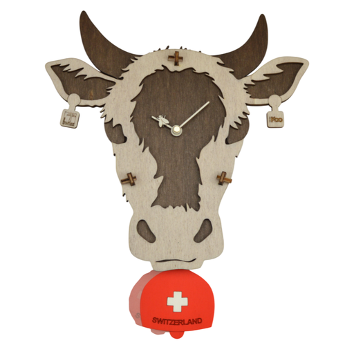 [sk-02] Swiss Koo Kow Clock - Brune