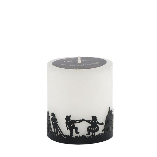 [32.70075.7509] Schulthesskerzen - Bougie Anneau de danse en métal 8 cm – sans parfum