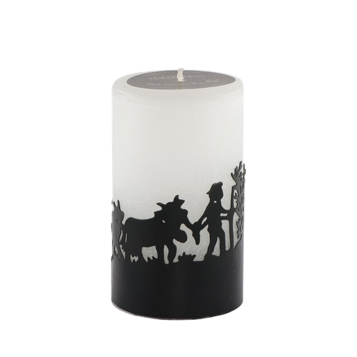 [32.70120.7507] Schulthesskerzen - Bougie Anneau en métal montée à l'alpage 12 cm – sans parfum